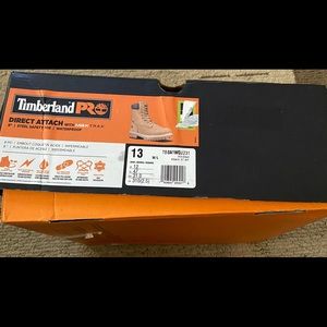 New work boots steel toe